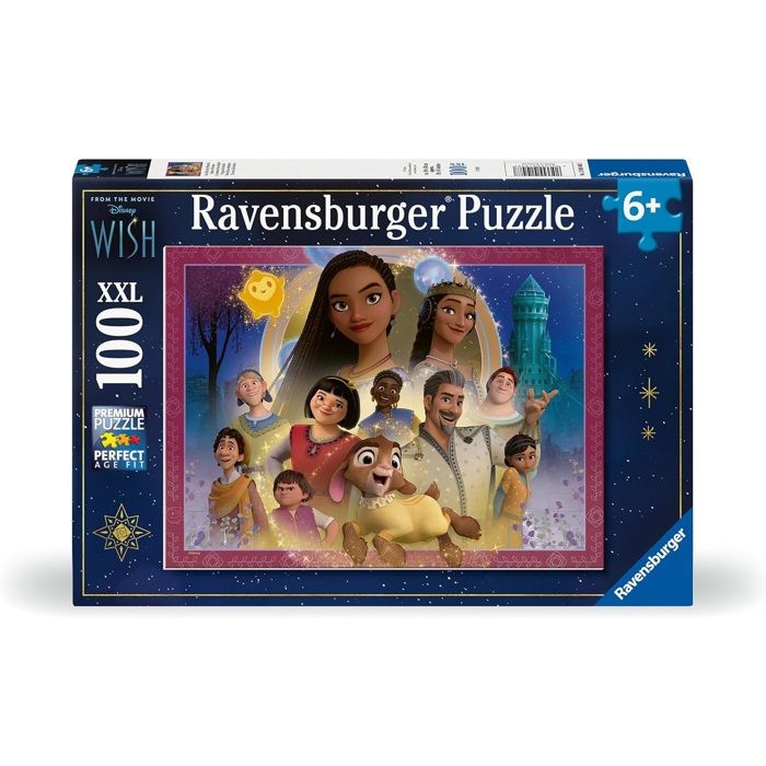 Puzzle 100 pieces XXL Le royaume des souhaits, Disney Wish, A partir de 6 ans, 12001048, Ravensburger