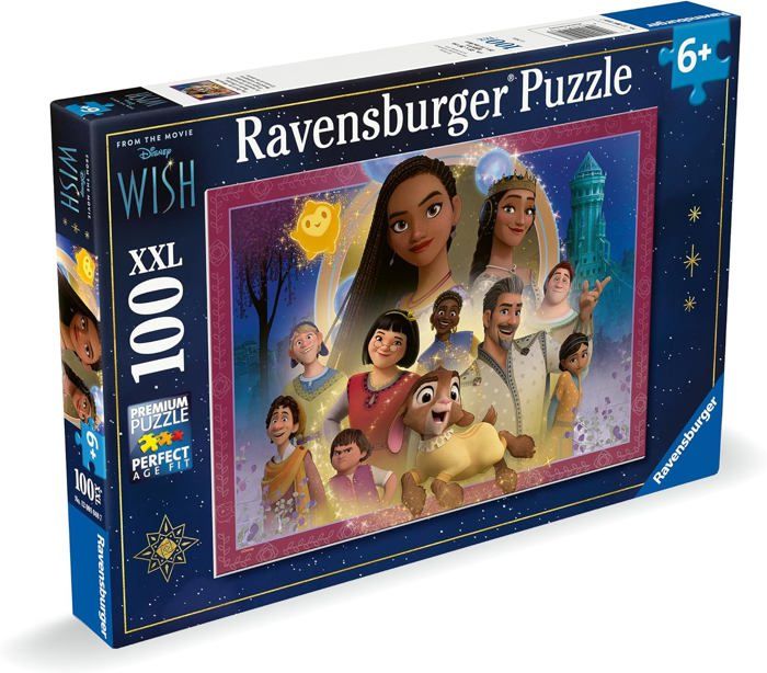 Puzzle 100 pieces XXL Le royaume des souhaits, Disney Wish, A partir de 6 ans, 12001048, Ravensburger