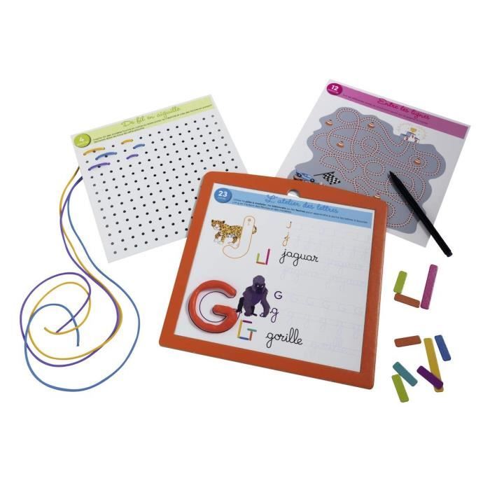 Mon atelier Ecriture - Coffret complet éducatif - Apprentissage de l'écriture - 50 activités - Ravensburger - Des 4 ans