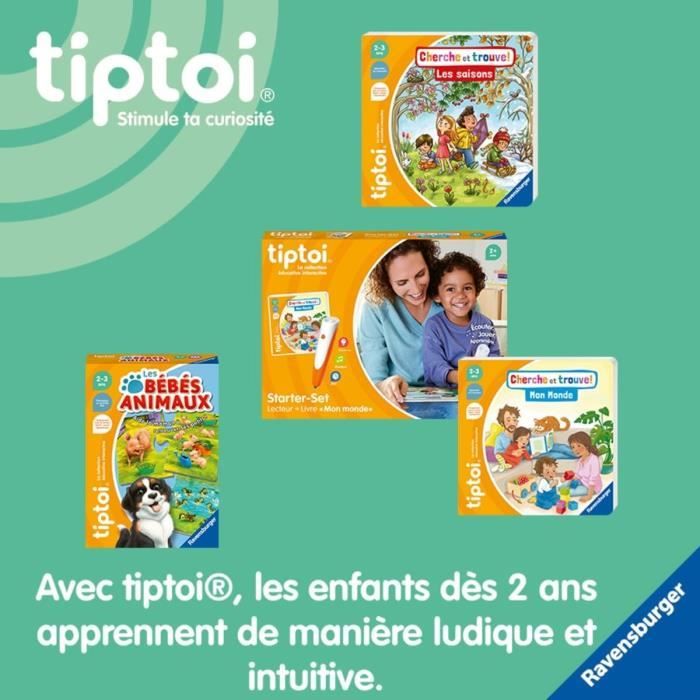 Tiptoi Starter Mon Monde, lecteur et livre, 00174, A partir de 5 ans, Ravensburger