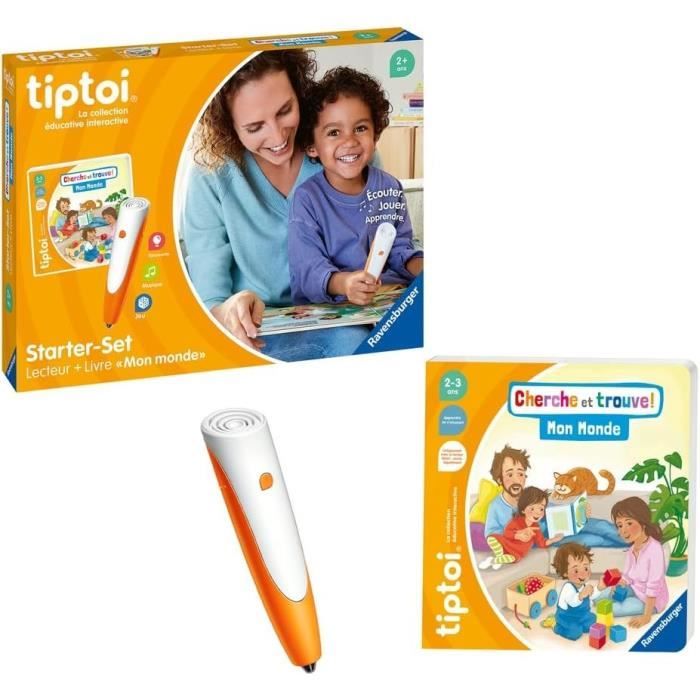 Tiptoi Starter Mon Monde, lecteur et livre, 00174, A partir de 5 ans, Ravensburger