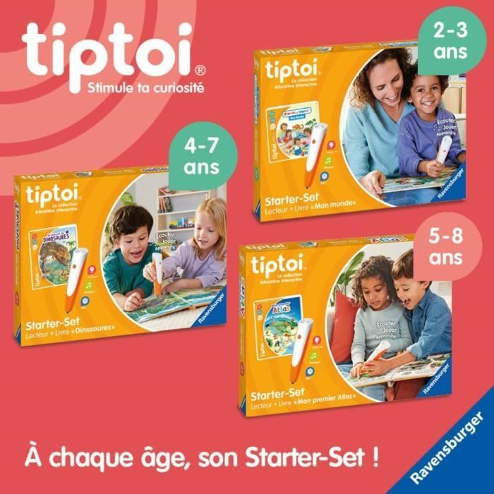 Tiptoi Starter Mon Monde, lecteur et livre, 00174, A partir de 5 ans, Ravensburger