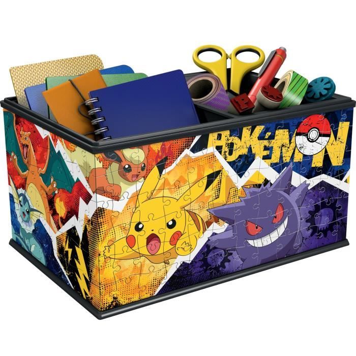 Boite de rangement Pokémon Puzzle 3D - Ravensburger - 216 pieces - A partir de 8 ans