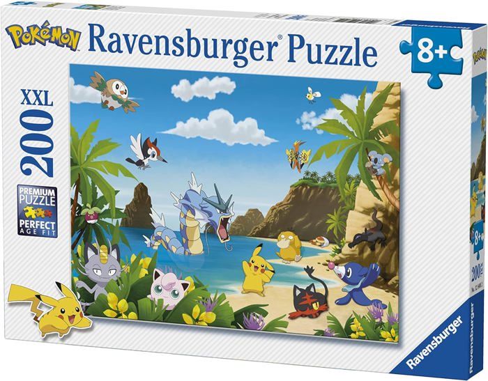 Puzzle 200 pieces XXL - Ravensburger - Attrapez-les tous ! - Pokémon - Dessins animés et BD - Garantie 2 ans