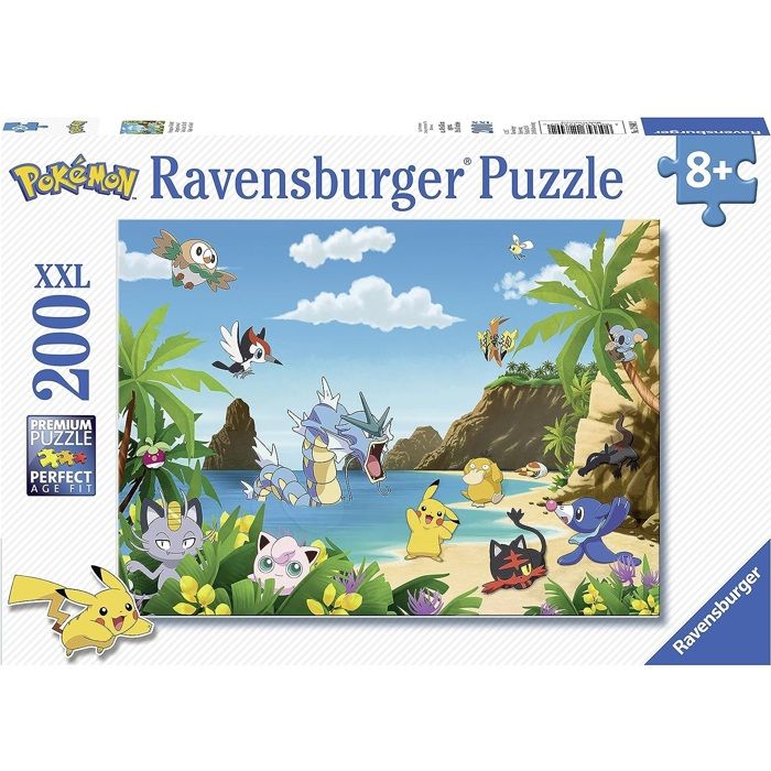 Puzzle 200 pieces XXL - Ravensburger - Attrapez-les tous ! - Pokémon - Dessins animés et BD - Garantie 2 ans