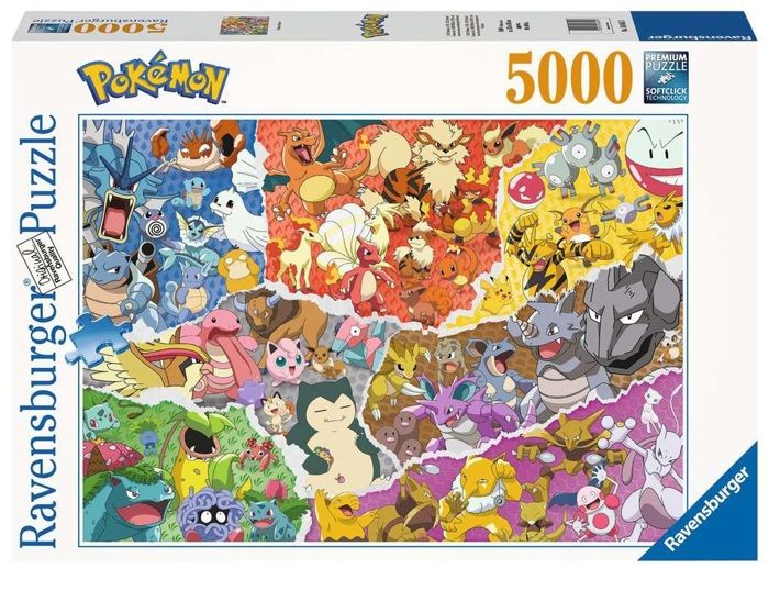 Puzzle 5000 pieces - Pokémon Allstars - Ravensburger