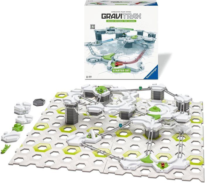 Gravitrax Starter Set 122 pieces, Circuit de billes, Jeu de construction créatif, Des 8 ans, 22410, Ravensburger