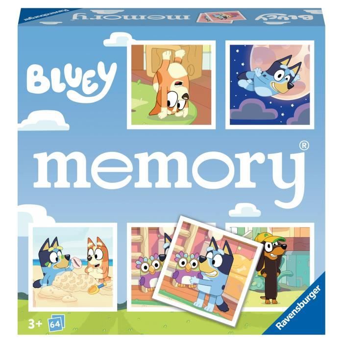 Ravensburger-BLUEY-Grand memory Bluey-4005556226467-A partir de 3 ans