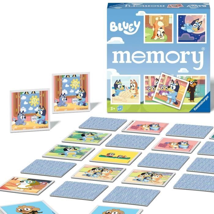 Ravensburger-BLUEY-Grand memory Bluey-4005556226467-A partir de 3 ans