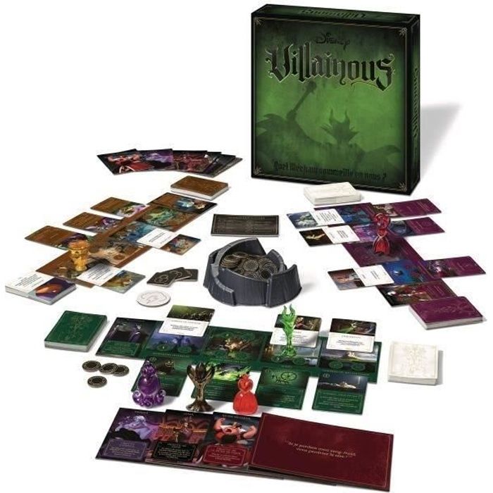 Villainous Disney Jeu de stratégie famille, immersif et diabolique, 2 a 6 joueurs, Des 10 ans, Ravensburger