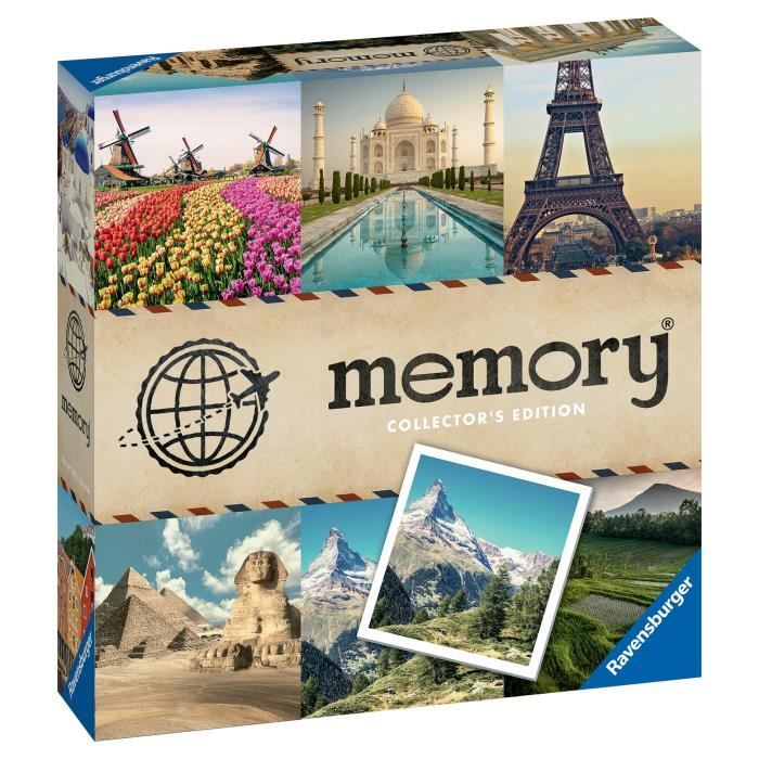 Jeu de mémoire Collectors' Memory - Voyage - Ravensburger - Observation et mémorisation - A partir de 8 ans