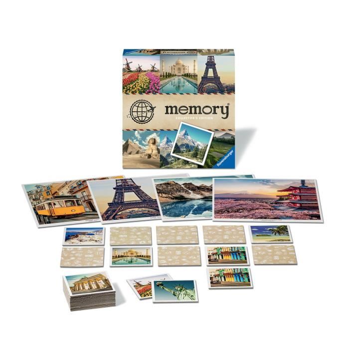 Jeu de mémoire Collectors' Memory - Voyage - Ravensburger - Observation et mémorisation - A partir de 8 ans