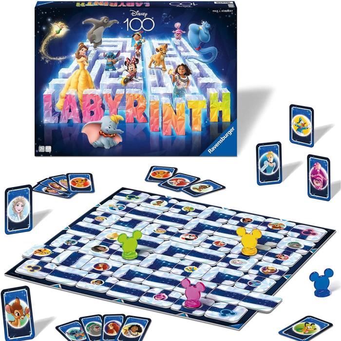 Labyrinthe Disney 100eme anniversaire - Jeu de plateau - 4005556274604 - Ravensburger