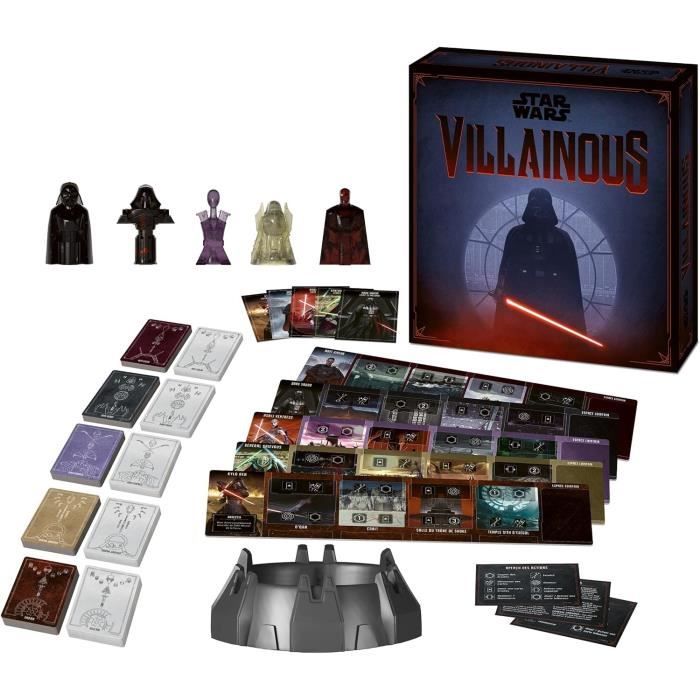 Star Wars Villainous - Le pouvoir du côté obscur - Jeu de stratégie - 2 a 4 Joueurs des 10 ans - 27492 - Jeu de base - Ravensburger