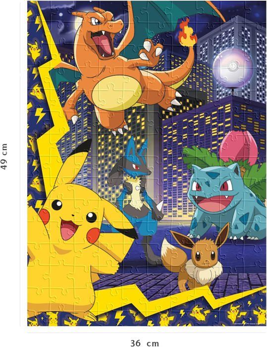 Nathan-POKEMON-Puzzle 150 pieces - La ville des Pokémon-4005556861897-A partir de 7 ans