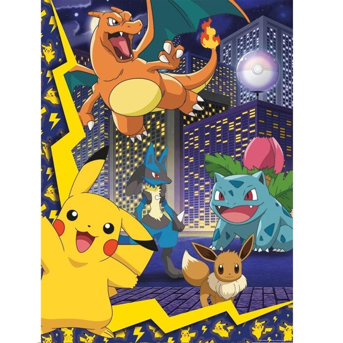 Nathan-POKEMON-Puzzle 150 pieces - La ville des Pokémon-4005556861897-A partir de 7 ans