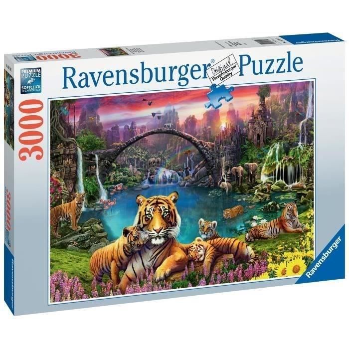 Puzzle 3000 pieces Tigres au lagon, Adulte, A partir de 14 ans, 00016719, Ravensburger