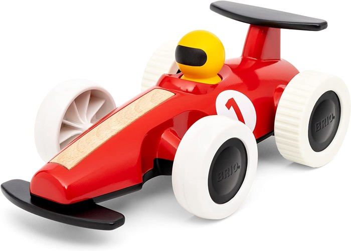 Grande voiture de course a rétrofriction - Jouet d'éveil premier age -7312350303087 - Brio World