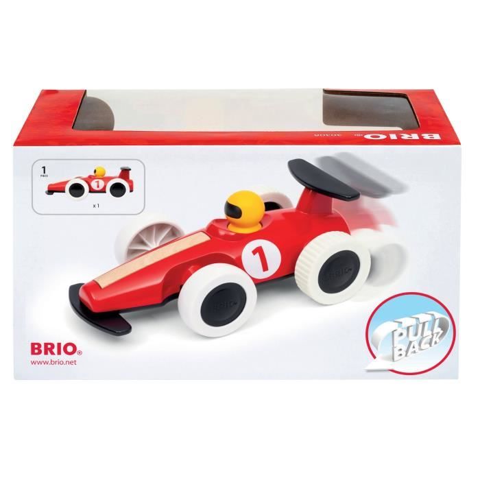 Grande voiture de course a rétrofriction - Jouet d'éveil premier age -7312350303087 - Brio World