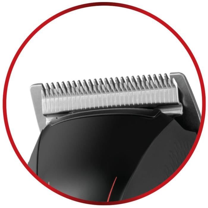 Tondeuse Cheveux REMINGTON HC550 Easy Fade Pro  sans fil  étanche  guides de coupe fixe, a dégradé et pour oreilles