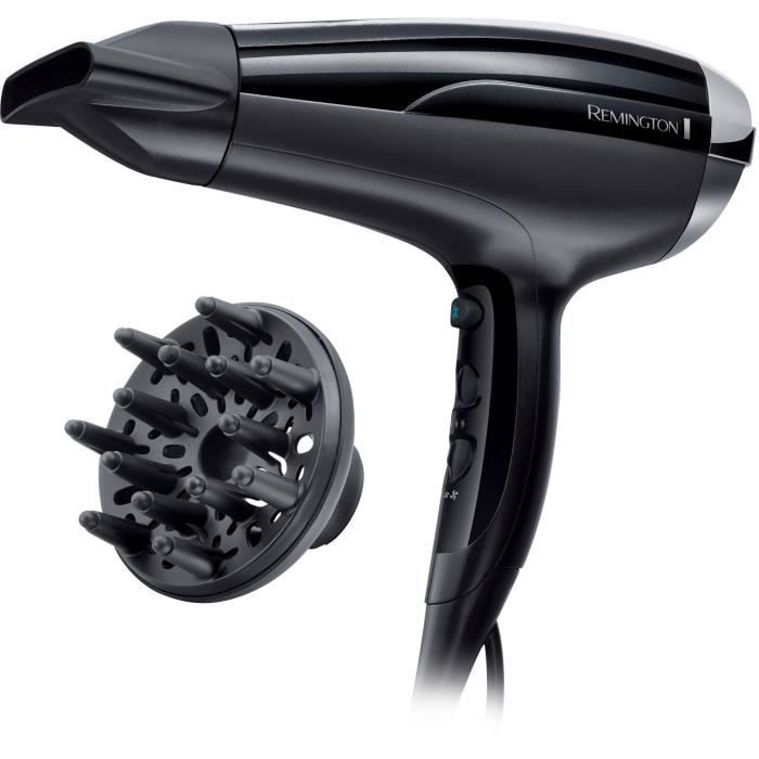 Seche-Cheveux Remington D5215 Ionique Céramique Tourmaline, Puissant, 3 Températures, 2 Vitesses 2200W