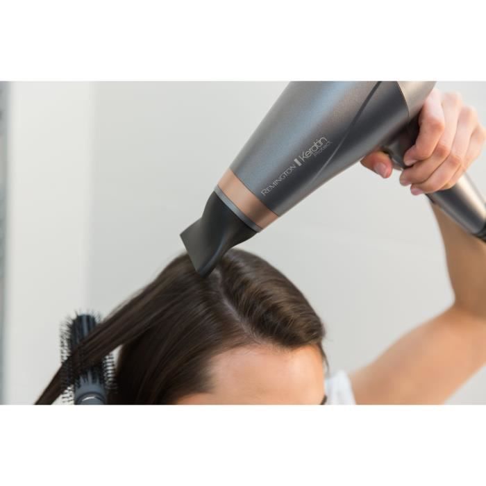 Remington AC8820 Seche-Cheveux 2200W Professionnel Keratin Protect, Soin Kératine et Huile d'Amande