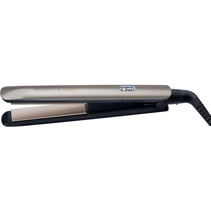 Remington S8540 Fer a lisser, Lisseur Keratin Protect, Plaques Flottantes Advanced Ceramic, Soin Kératine Huile d'Amande