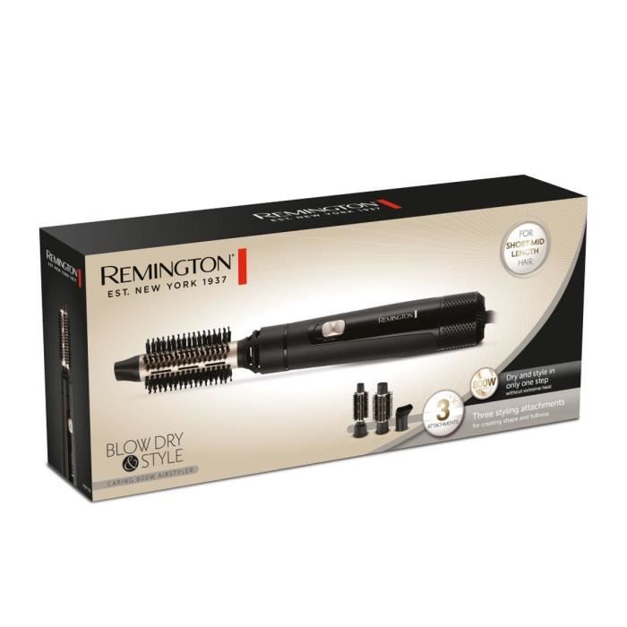 Brosse Soufflante REMINGTON AS7300 Blow D&S - 800 W - 2 vitesses - 2 températures - 3 accessoires