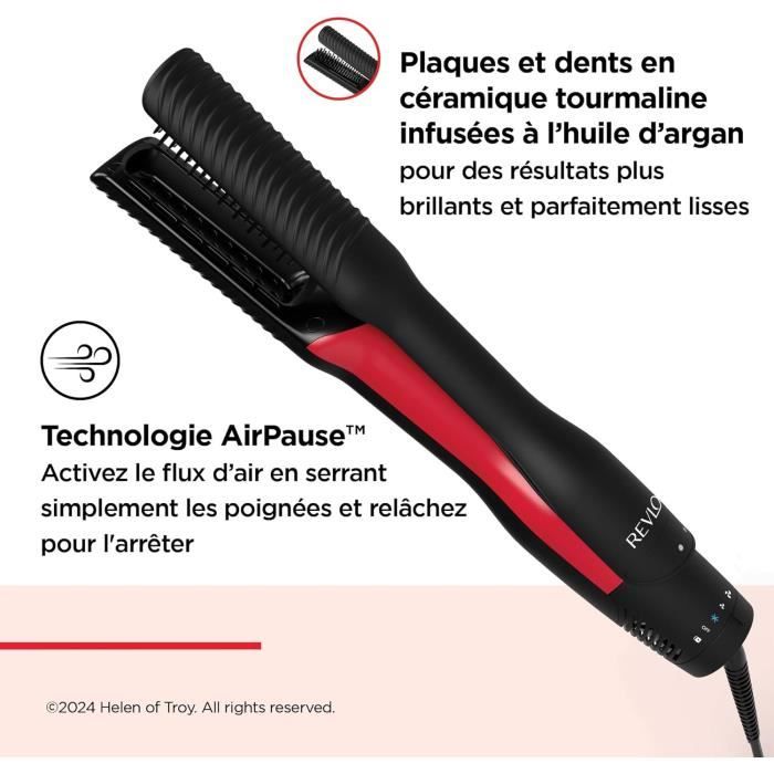 Seche cheveux et lisseur en 1 seul appareil - REVLON - ONE STEP AIR STRAIGHT - RVDR5330E