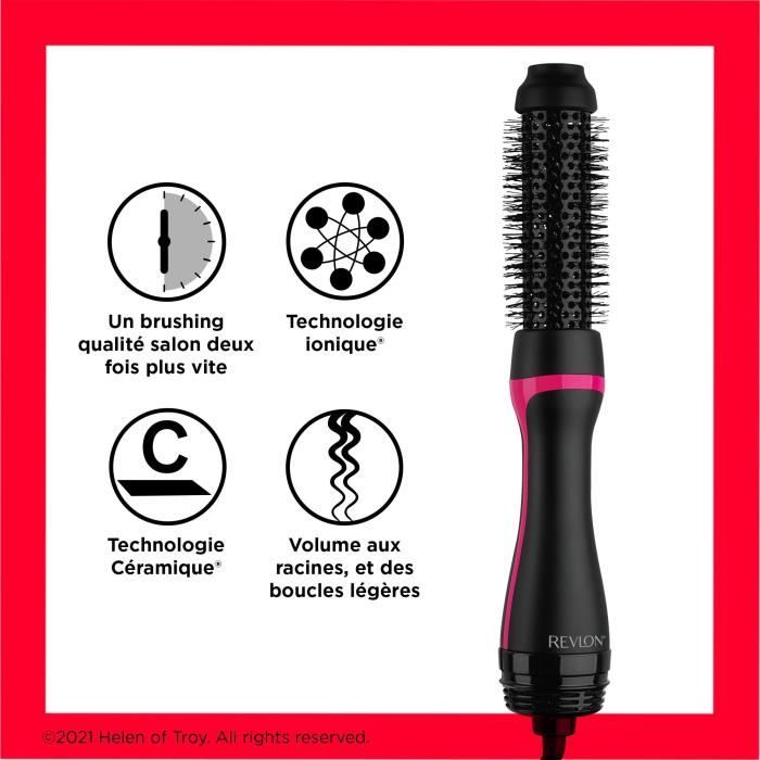 Brosse séchante et coiffante - REVLON - RVDR5292E - One Step Style Booster - Ronde 38 mm