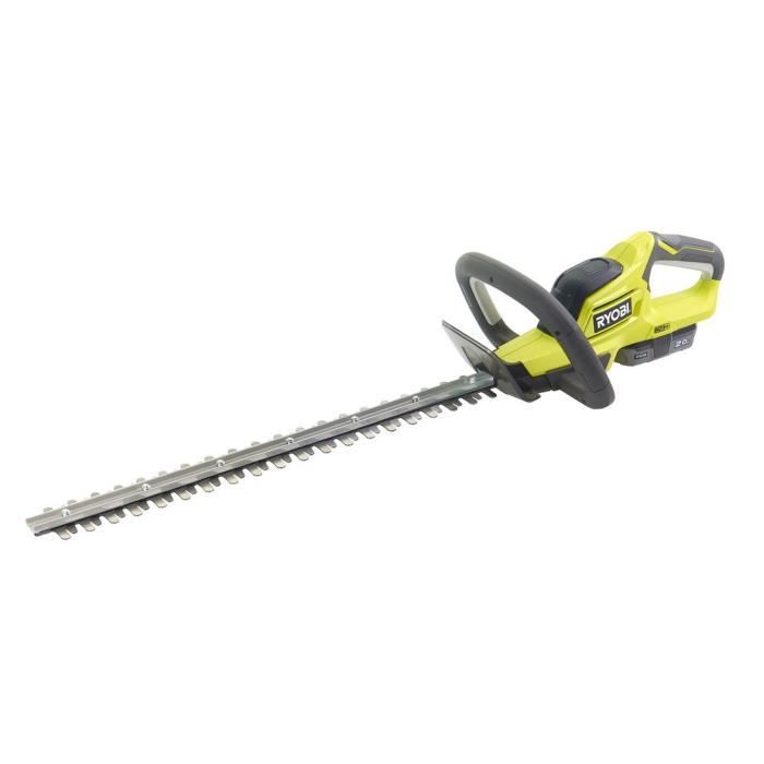 RYOBI - Taille-haies 18V ONE+ - lames 45 cm - écartement 18 mm - 1 batterie lithium+ 18V 2,0 Ah et 1 chargeur 1,5 A - RHT184520