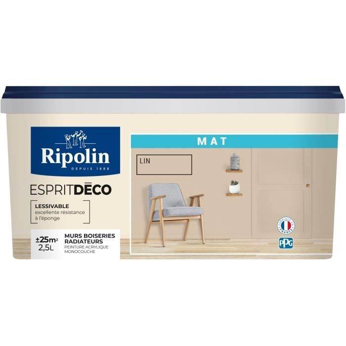 RIPOLIN ESPRIT DECO  LIN MAT 2.5L