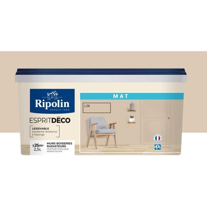 RIPOLIN ESPRIT DECO  LIN MAT 2.5L