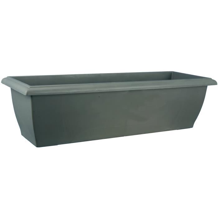 RIVIERA Jardiniere Grande Evolution 84cm - Contenance 22l - Gris