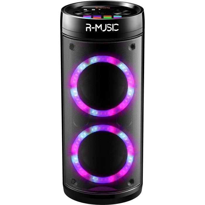 Enceinte sans fil - R-MUSIC - BOOSTER PARTY - Haute puissance - Bluetooth