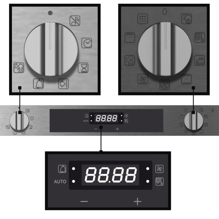 Four encastrable pyrolyse - chaleur pulsée ROSIERES RFC3CM5579IN - Inox porte froide - fermeture douce - Classe A