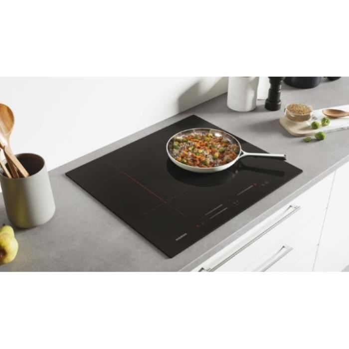 Plaque de cuisson induction ROSIERES - 3 feux - 59 x 52 x 5,8 cm - RI633CBB