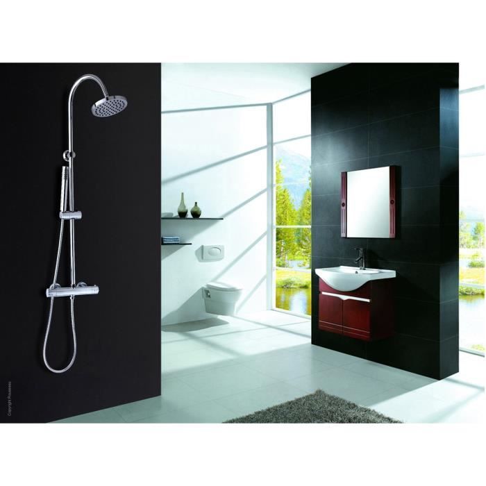 ROUSSEAU Colonne de douche avec robinet mitigeur thermostatique Loona