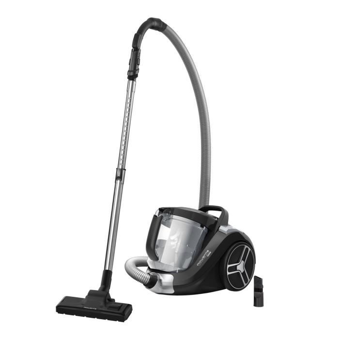 ROWENTA Compact Power XXL Aspirateur sans sac, Bac 2,5 L, Moteur basse consommation 900 W max, Haut niveau de filtration RO4B11EA