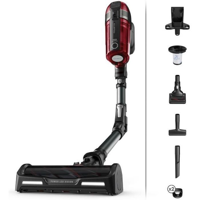 ROWENTA X-Force Flex 12.60 Aspirateur Balai multifonction Kit Animal, 150 AW, Ultra performant, Autonomie jusqu'a 45 min, RH98A8WO