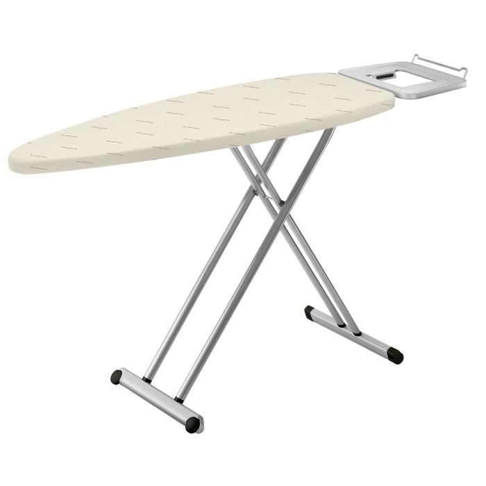 ROWENTA Pro Comfort Table a repasser, Extra-stable, Large surface, Hauteur réglable, Repose-fer, Supporte jusqu'a 40 kg IB5100D1