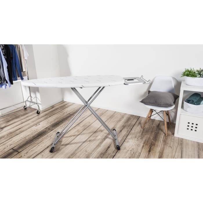 ROWENTA Pro Comfort Table a repasser, Extra-stable, Large surface, Hauteur réglable, Repose-fer, Supporte jusqu'a 40 kg IB5100D1