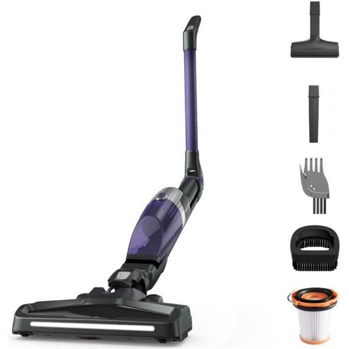 ROWENTA X-Trem Aspirateur balai sans fil, Tube flexible, Tous types de surface, Autonomie Jusqu'a 45 min, Compact RH1238WO