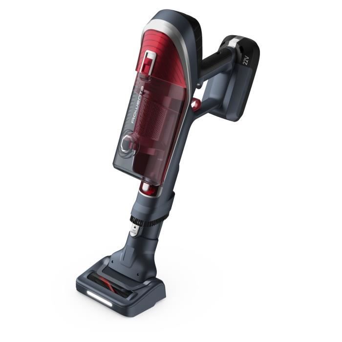 ROWENTA X-Force Flex 8.60 Aspirateur balai sans fil, Tube flexible, Batterie amovible 22 V, Autonomie jusqu'a 45 min, léger YY5034FE