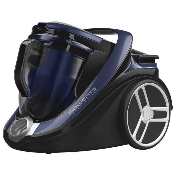 ROWENTA Aspirateur sans sac, Bac 2,5 L, 67 dB(A), Performant, Accessoires maison et voiture, Silence Force Cyclonic Car Pro