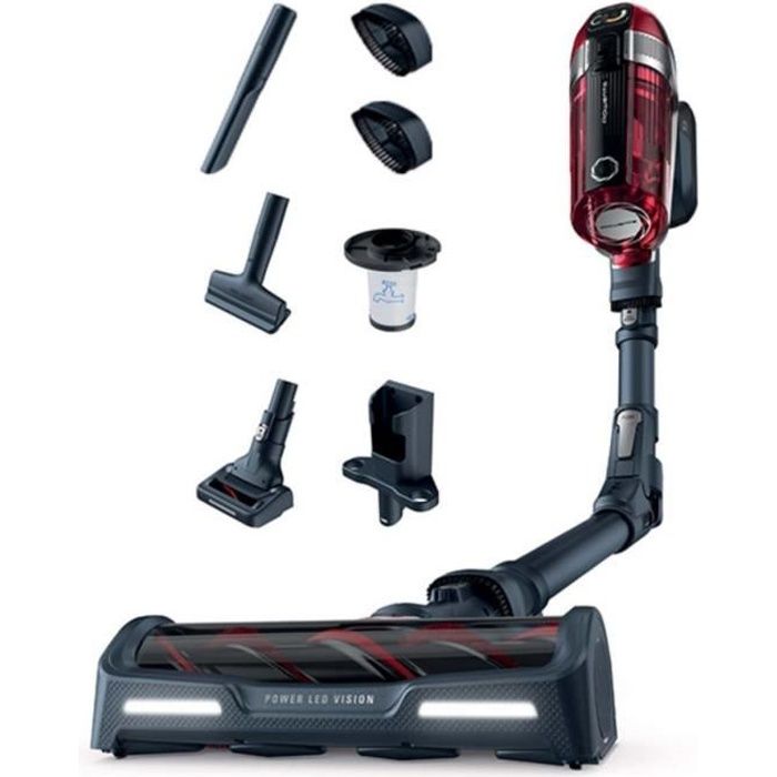 ROWENTA X-Force Flex 11.60 Animal Care Aspirateur balai sans fil, Tube flexible, Autonomie jusqu'a 45 min, Léger YY4890FE