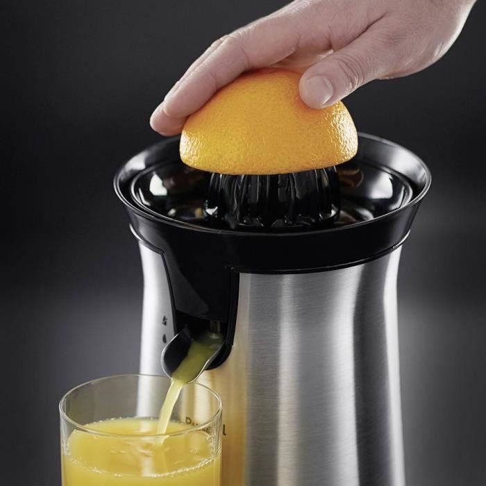 Presse-agrumes électrique RUSSELL HOBBS 22760-56 - 2 cônes interchangeables - Jus de fruit frais rapide