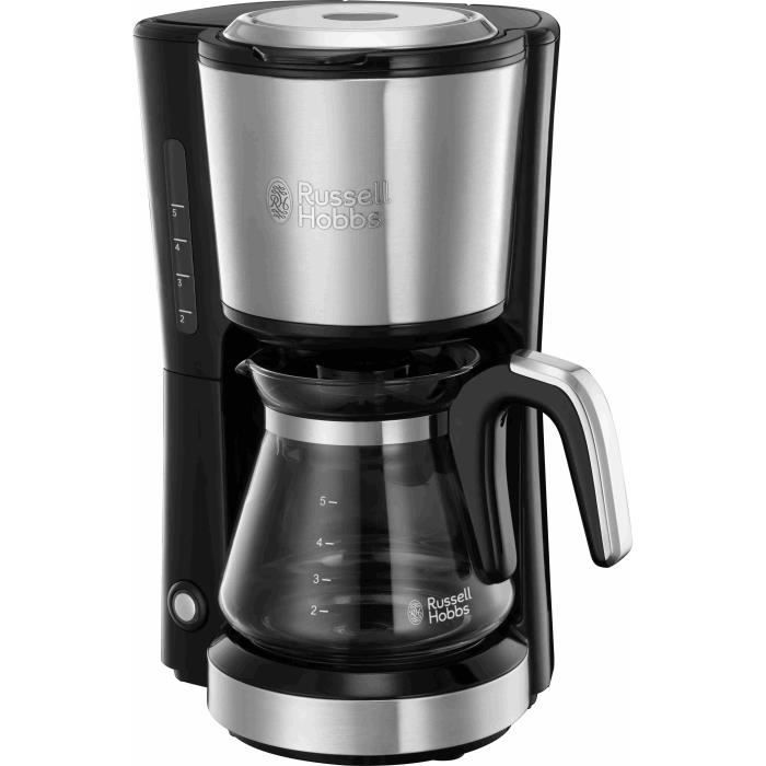 Cafetiere compacte - RUSSELL HOBBS - Compact Home 24210-56 - 1000 W - Verseuse en verre 625 mL