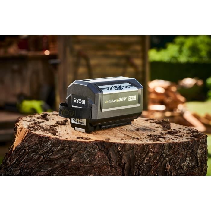 RYOBI - 1 batterie lithium+ 36V MAXPOWER 6,0 Ah High Energy - gestion individuelle de charge/décharge des cellules - RY36B60B