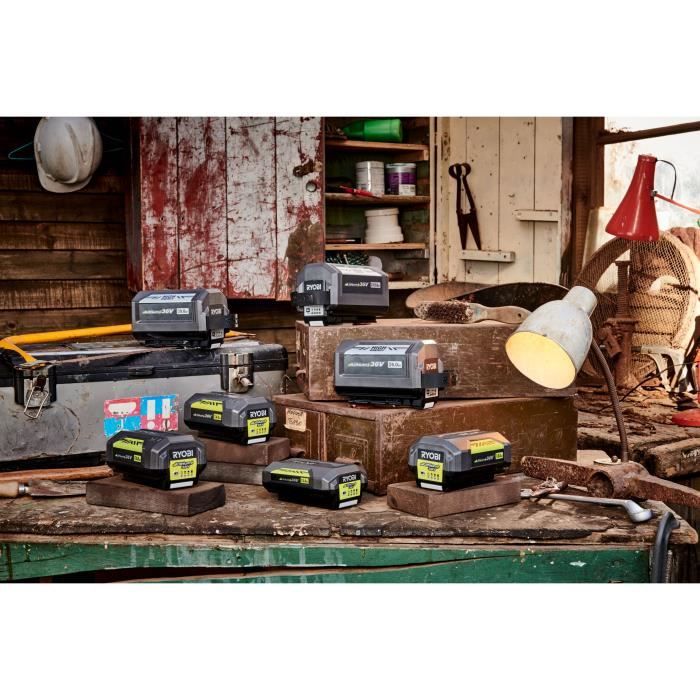 RYOBI - 1 batterie lithium+ 36V MAXPOWER 6,0 Ah High Energy - gestion individuelle de charge/décharge des cellules - RY36B60B